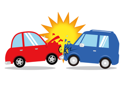 collide withのイラスト